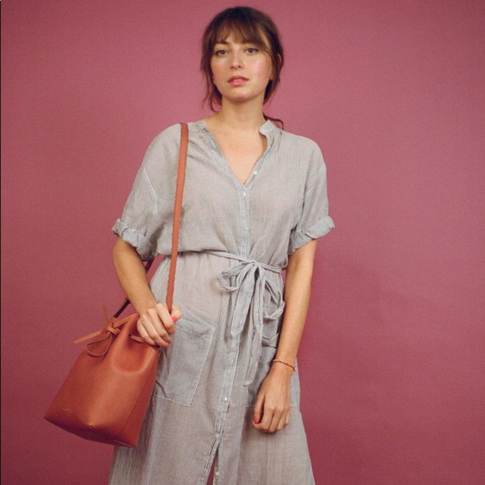 Xirena Alexa breezy cotton belted shirt dress!